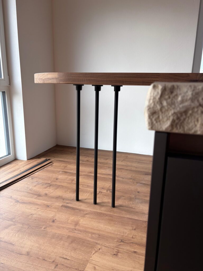 Schwarze Designküche